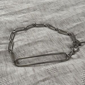 W by Worth Silver Chain Belt